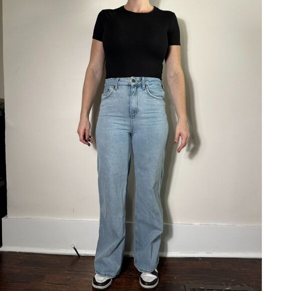 BDG Puddle Wide Leg Jeans Size 28 - Picture 4 of 5